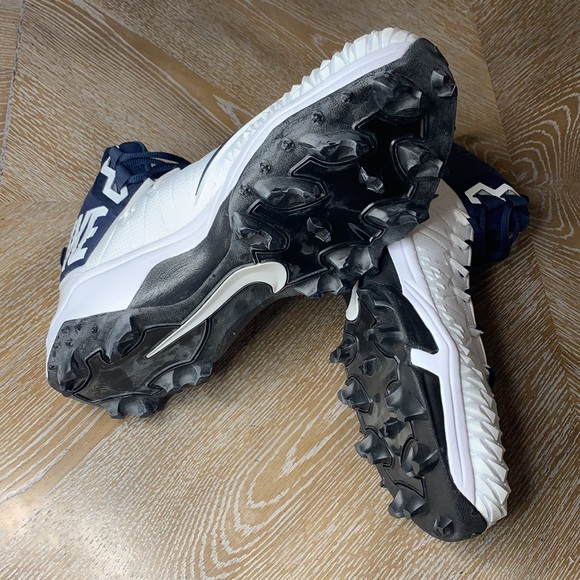 NIKE Navy Force Savage Pro Shark Football Cleats 16 - Picture 10 of 12